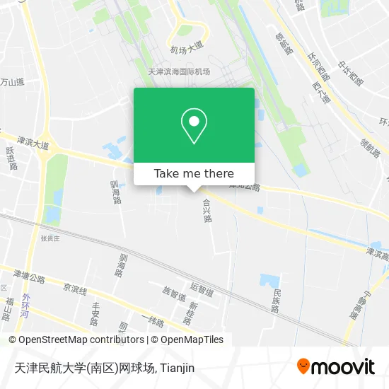 天津民航大学(南区)网球场 map