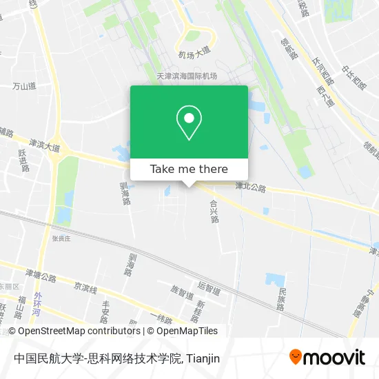 中国民航大学-思科网络技术学院 map