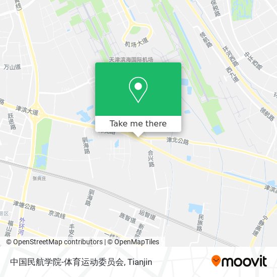 中国民航学院-体育运动委员会 map