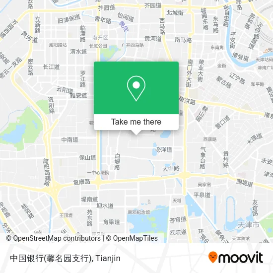 中国银行(馨名园支行) map