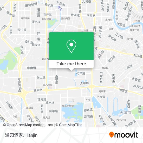 澜园酒家 map