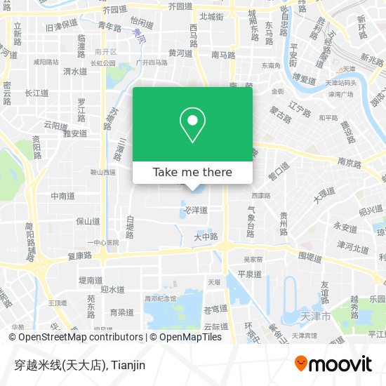 穿越米线(天大店) map