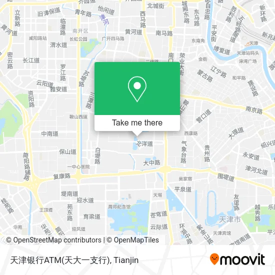 天津银行ATM(天大一支行) map