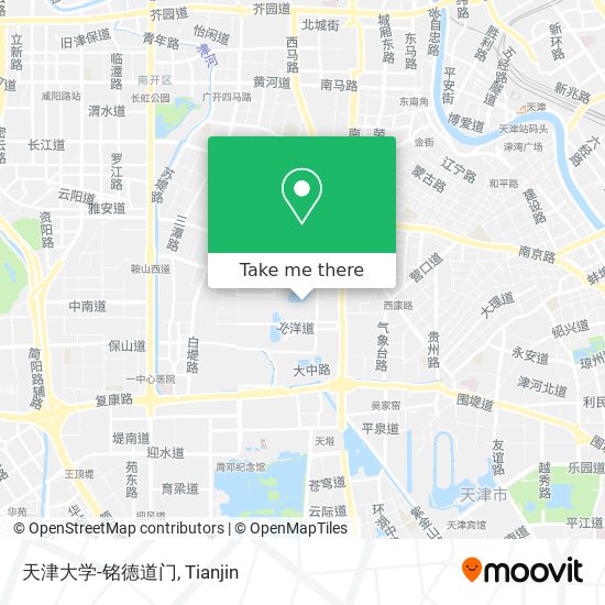 天津大学-铭德道门 map