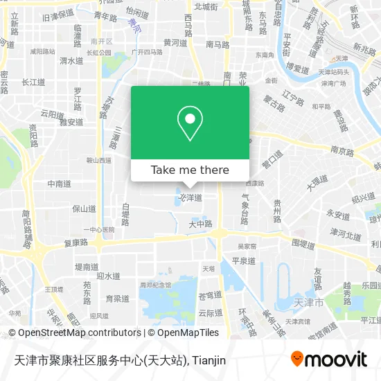 天津市聚康社区服务中心(天大站) map