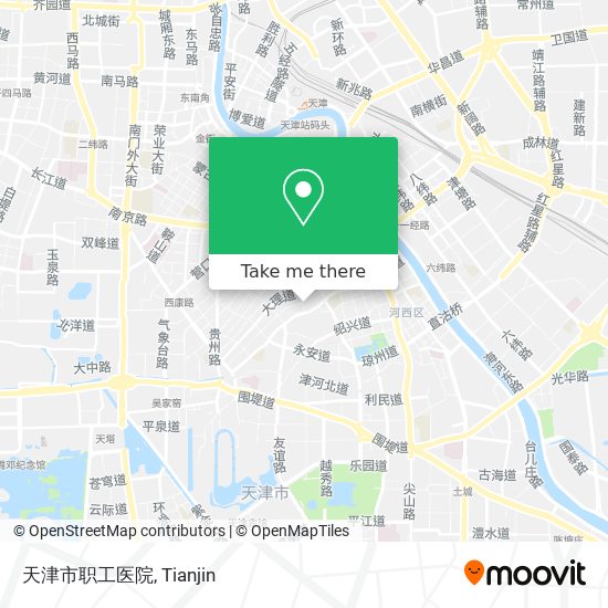 天津市职工医院 map