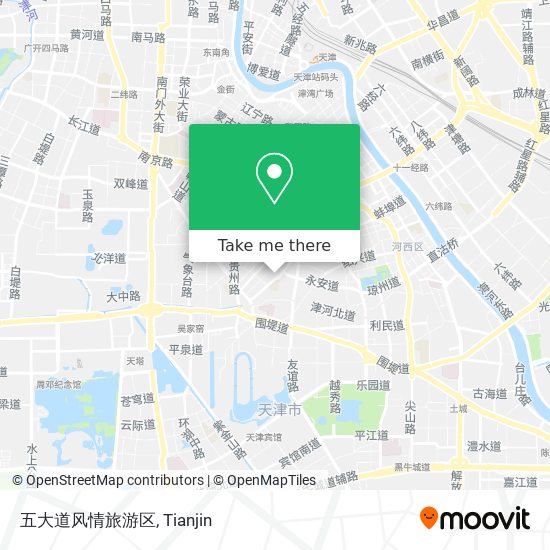 五大道风情旅游区 map