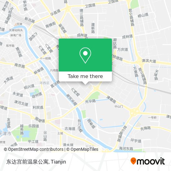 东达宫前温泉公寓 map