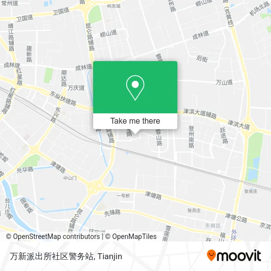 万新派出所社区警务站 map