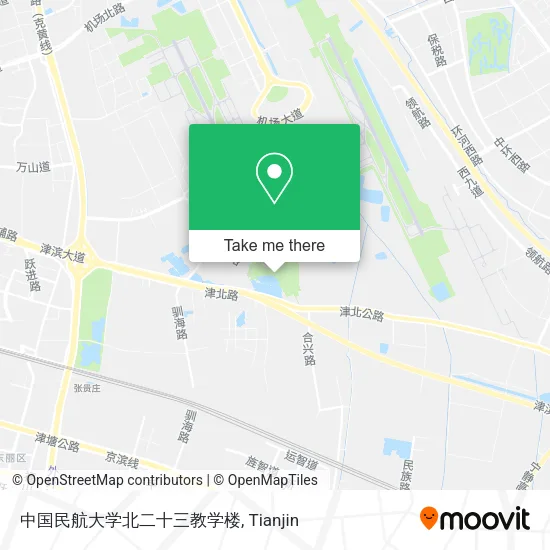 中国民航大学北二十三教学楼 map