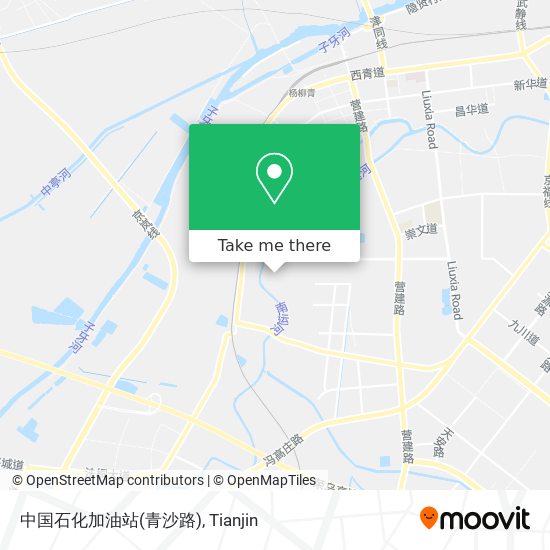中国石化加油站(青沙路) map