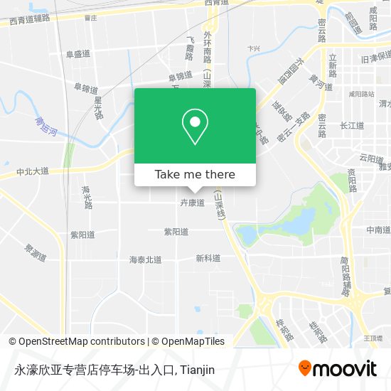永濠欣亚专营店停车场-出入口 map
