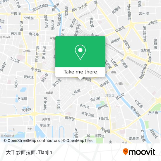 大千炒面拉面 map