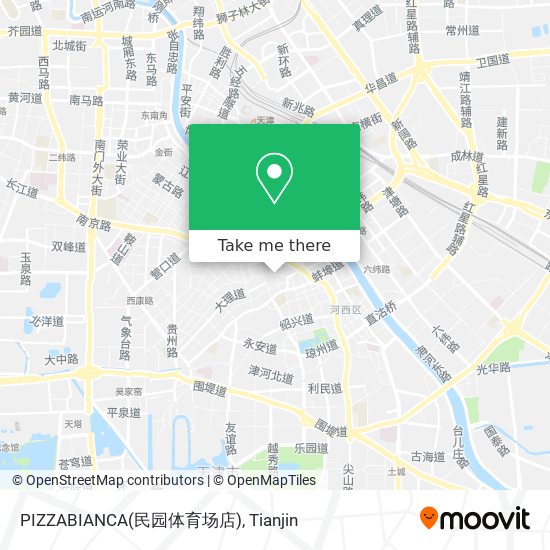 PIZZABIANCA(民园体育场店) map