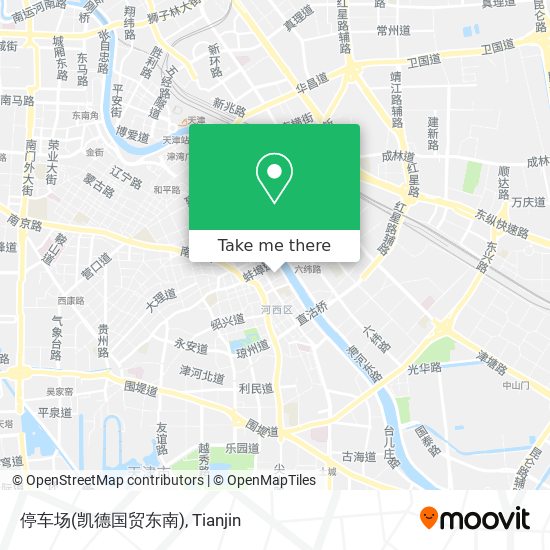 停车场(凯德国贸东南) map