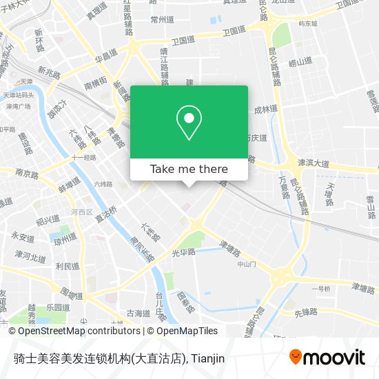 骑士美容美发连锁机构(大直沽店) map