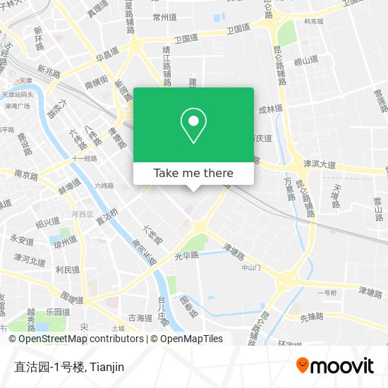 直沽园-1号楼 map