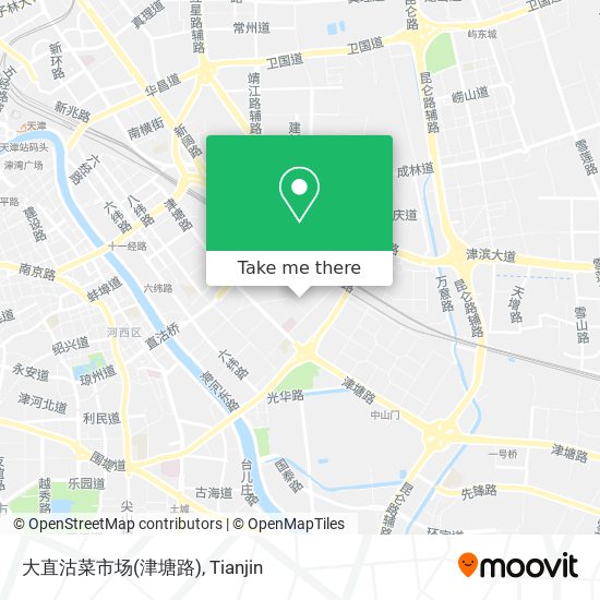 大直沽菜市场(津塘路) map