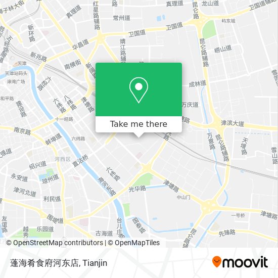 蓬海肴食府河东店 map