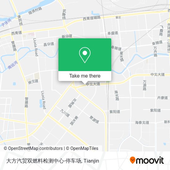 大方汽贸双燃料检测中心-停车场 map