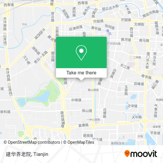 建华养老院 map