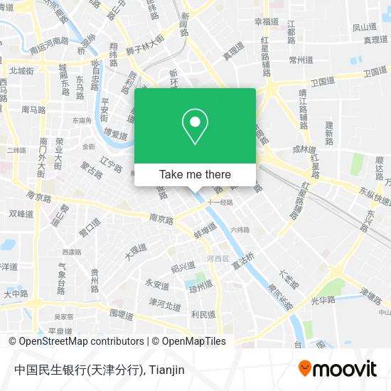 中国民生银行(天津分行) map