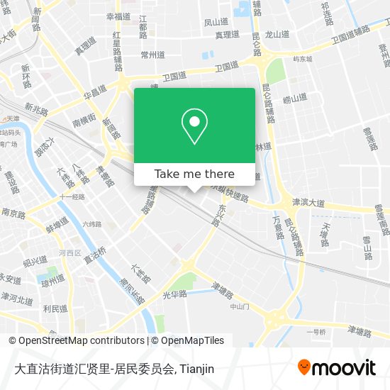 大直沽街道汇贤里-居民委员会 map