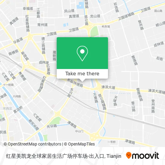 红星美凯龙全球家居生活广场停车场-出入口 map
