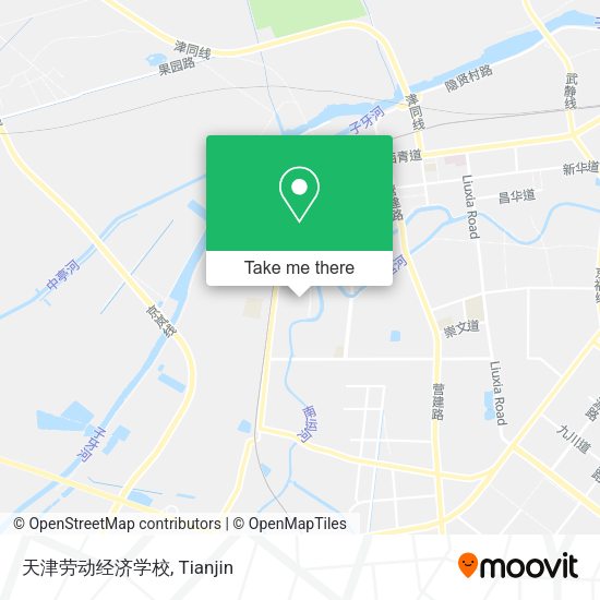 天津劳动经济学校 map