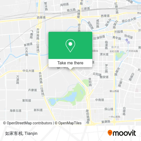 如家客栈 map