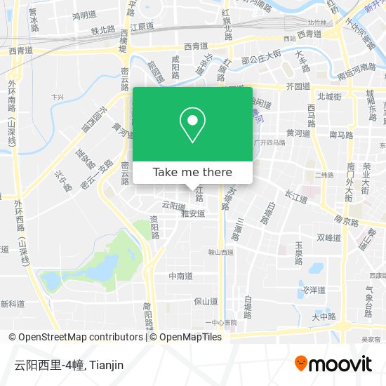 云阳西里-4幢 map