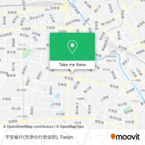 平安银行(天津分行营业部) map