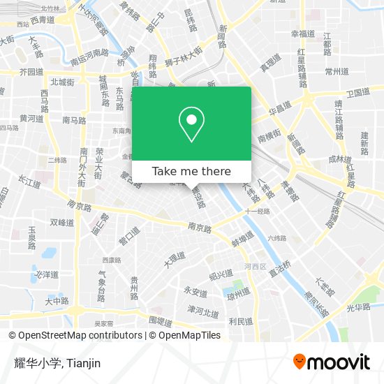 耀华小学 map