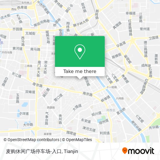 麦购休闲广场停车场-入口 map