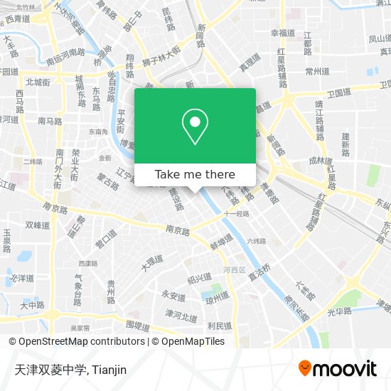 天津双菱中学 map