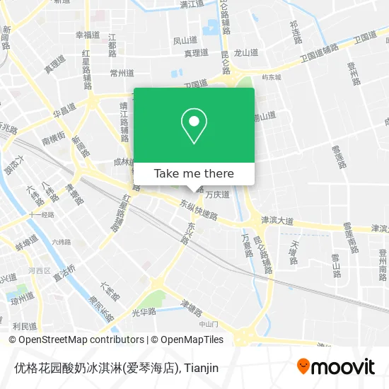 优格花园酸奶冰淇淋(爱琴海店) map