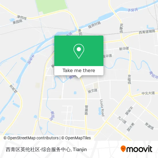 西青区英伦社区-综合服务中心 map