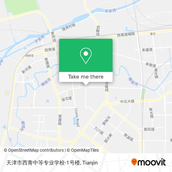 天津市西青中等专业学校-1号楼 map