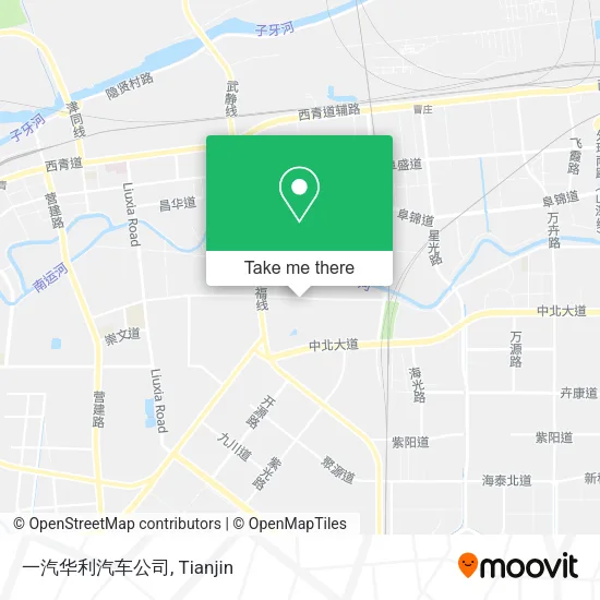 一汽华利汽车公司 map