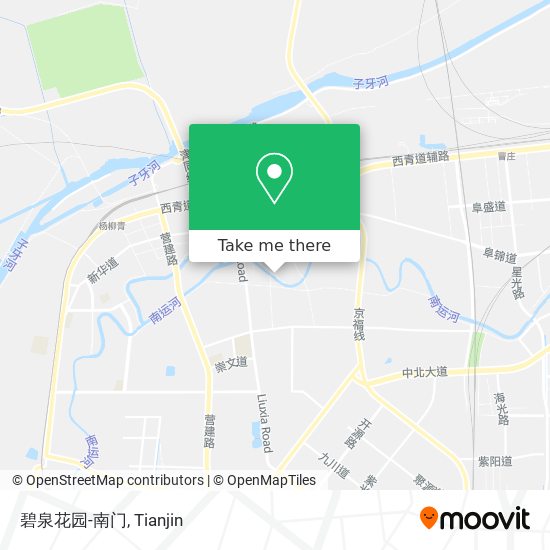 碧泉花园-南门 map