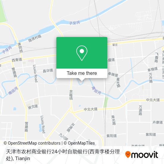 天津市农村商业银行24小时自助银行(西青李楼分理处) map