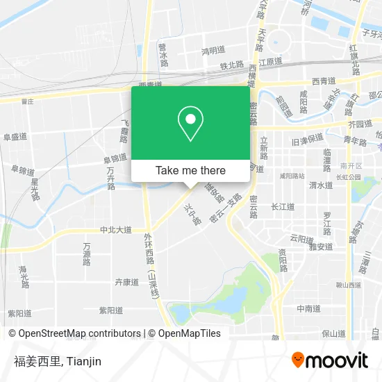 福姜西里 map