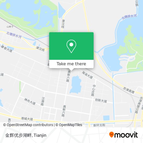 金辉优步湖畔 map