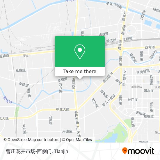 曹庄花卉市场-西侧门 map