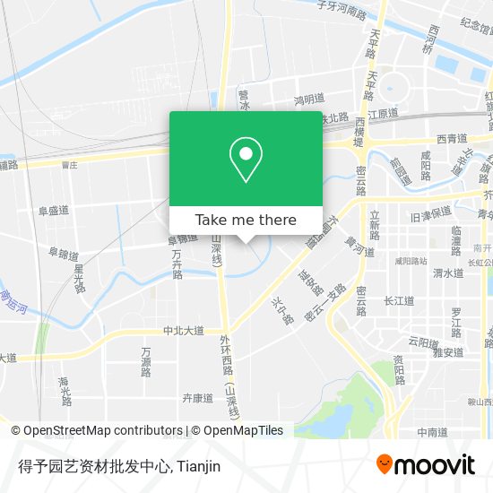 得予园艺资材批发中心 map