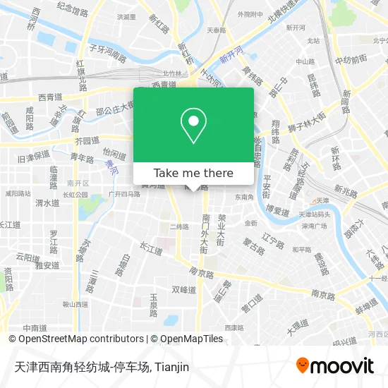 天津西南角轻纺城-停车场 map