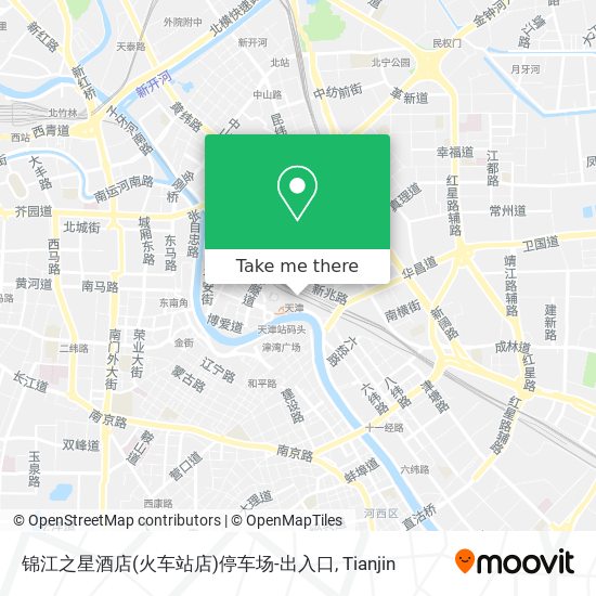 锦江之星酒店(火车站店)停车场-出入口 map