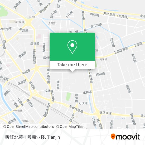 昕旺北苑-1号商业楼 map