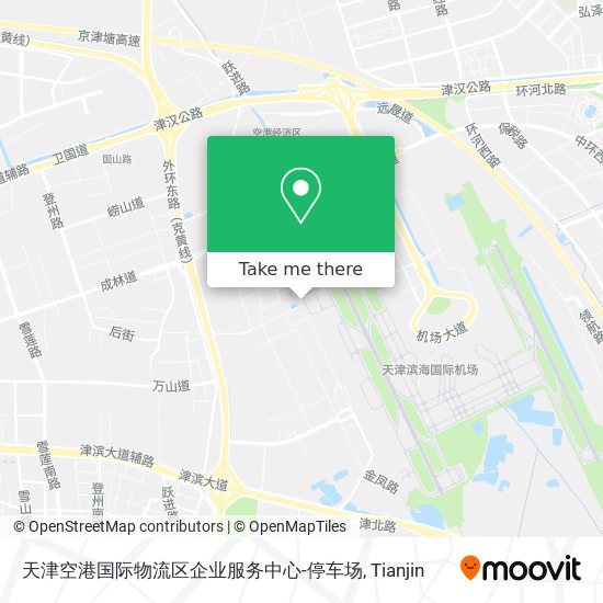 天津空港国际物流区企业服务中心-停车场 map