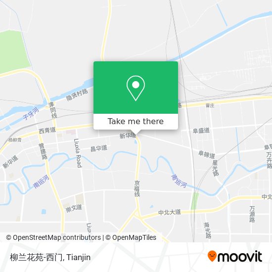 柳兰花苑-西门 map